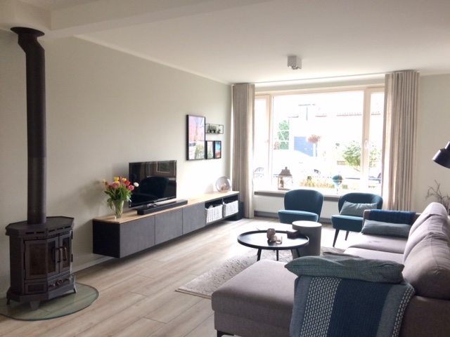 Interieurontwerp woonkamer jaren 30 Hengelo